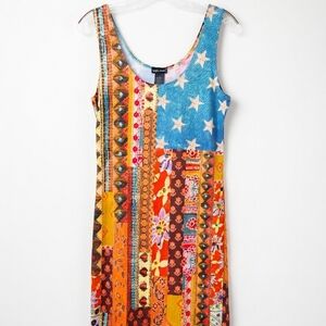 Wet Seal Patchwork Tank Top – Size Large – Made in USA 👀BUNDLE😍SAVE🥳